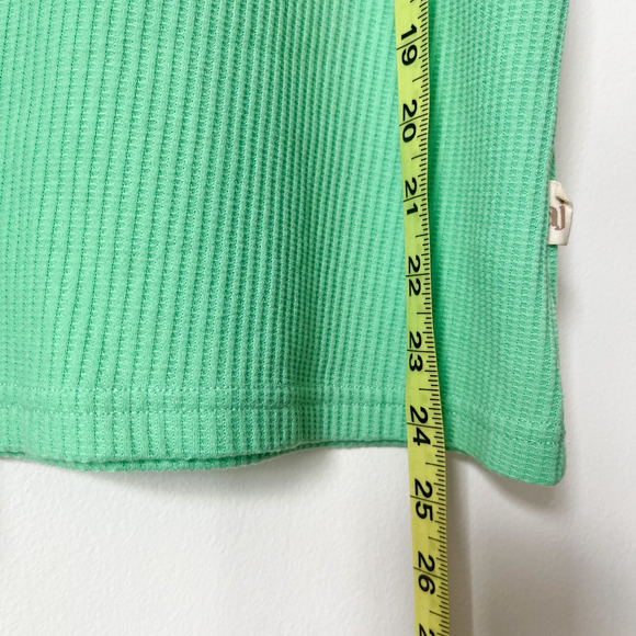 NWT Araminta James The Everyday Tank Honeydew Green Waffle Knit Women XS 6 Beach - Picture 6 of 9